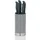 Kela Acida Messerblock 5-tlg. grau