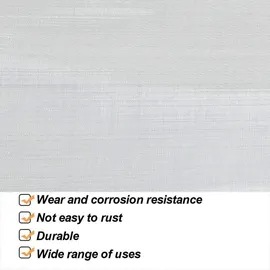 luxuskollektion Edelstahl Drahtgewebe 80 Mesh 30x100CM Luftfilterung