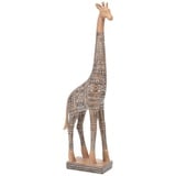 Giraffe H 51 cm RIFFA, H 51 cm - Braun - Kunststein