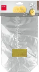 Metaltex Gebäckbeutel, transparent 259179000 , 1 Packung = 10 Stück, 18 x 31 cm