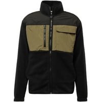 JACK & JONES Sweatjacke Landscape - Dunkelgrün,Schwarz - M