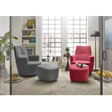 Set One by Musterring Relaxsessel »SO 1450«, mit Dreh- und Wippfunktion, wahlweise mit Hocker erhältlich rot