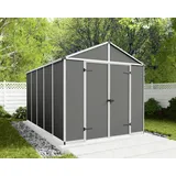 CANOPIA Gerätehaus Rubicon Alu grau 377 x 227 cm