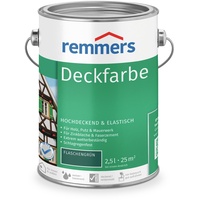 Remmers Deckfarbe flaschengrün, 2,5 Liter, Deckfarbe für innen und außen, Wetterschutzfarbe viele Untergründe, hochdeckend, wetterfest