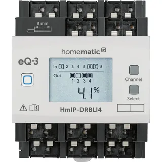 eQ-3 Homematic IP Jalousieaktor für Hutschienenmontage HmIP-DRBLI4