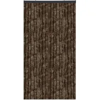 arsvita Flauschvorhang 80x200 cm Unistreifen braun