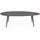 BIZZOTTO Couchtisch Ridley aus Aluminium, modern und robust, oval, anthrazit, ideal für Outdoor