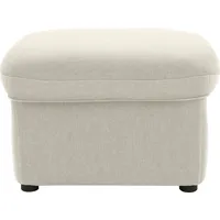 DOMO collection Hocker Faenza Polyester 60 x 41 x 60 cm Beige