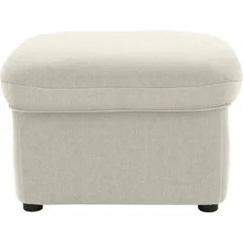 DOMO collection Hocker Faenza Polyester 60 x 41 x 60 cm Beige