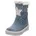 Mädchen FLAVIA warm gefütterte Gore-Tex Stiefel BLAU/SILBER 8010