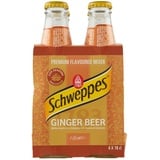 Schweppes Ginger Beer Erfrischungsgetränk mit Ingwergeschmack ( 4 x 18cl )