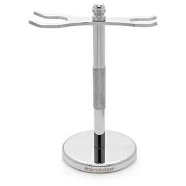 Störtebekker Shaving Accessories Störtebekker® Premium Rasierständer aus Edelstahl - geeignet für Rasierhobel & Rasierpinsel - hochwertiges Zubehör für dein Badezimmer - rutschfester Boden - Geschenkidee Männer