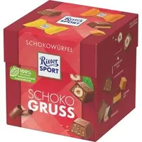 Ritter Sport Schokowürfel Schoko Gruss, 176g