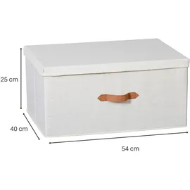 LOVE !T STORE !T Aufbewahrungsbox 54 x 40 x 25 cm 1-tlg. beige