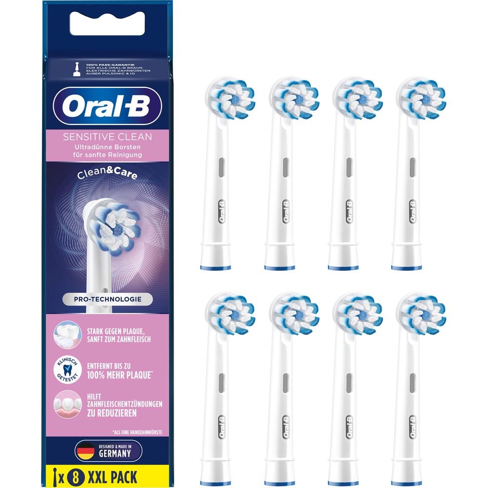 Oral B Sensitive Clean Aufsteckbürste 8 St. ab 17,58 € im Preisvergleich!