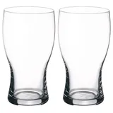 Villeroy & Boch Purismo Beer Pint, 2er-Set, 650 ml, Kristallglas, Klar