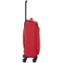 Travelite Chios 4 Rollen Kofferset 3-teilig mit Dehnfalte rot