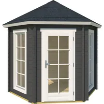 Lasita Maja Lasita Inverness mit 6 Seitenteilen (Set Inklusive Fußbodenbretter) BxT: 320x277,1cm grau