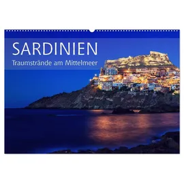Calvendo Sardinien - Traumstrände am Mittelmeer (Wandkalender 2026 DIN A2 quer), CALVENDO Monatskalender: