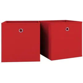 VCM 2er Set Faltbox Klappbox Boxas Rot