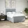vidaXL Boxspringbett 140 x 200 cm Hellgrau