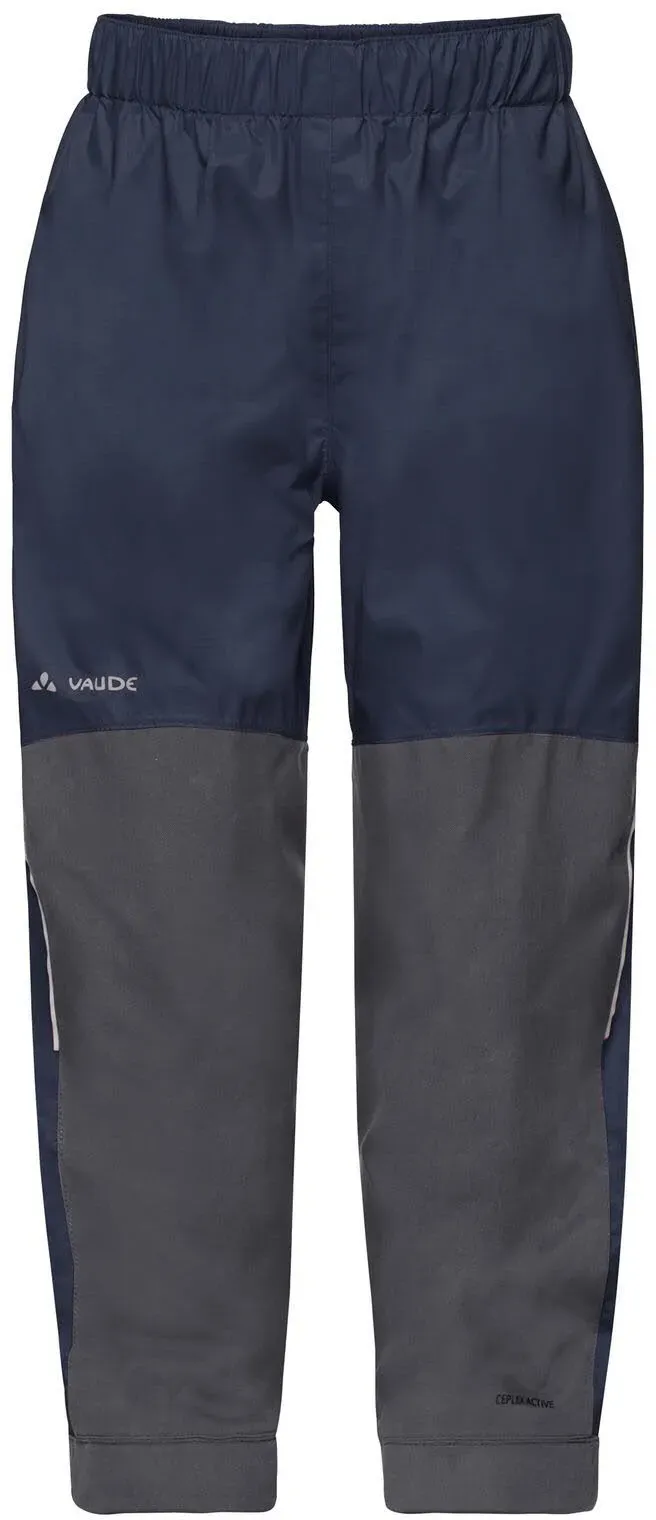 Vaude Escape Pants VI Kinder Regenhose Outdoorhose eclipse uni 92 grau