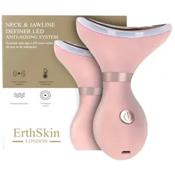 ErthSkin London LED-Anti-Aging-System zum Definieren von Hals und Kieferpartie – (Farbe: Pink) each 