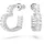 Swarovski Creolen Matrix Silber 5653170
