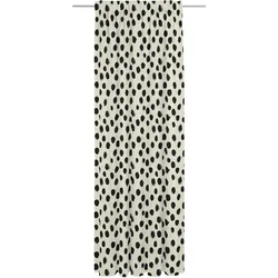 Adam Vorhang »Dots«, (1 St.), nachhaltige Materialien Adam natur/schwarz 175 cm