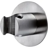 Evenes Wandbrausehalter INOX mit runder Rosette, Ø 60 mm, Edelstahl poliert Evenes