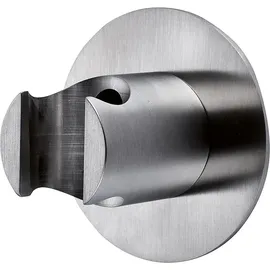 Evenes Wandbrausehalter INOX mit runder Rosette, Ø 60 mm, Edelstahl poliert Evenes