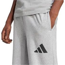 adidas Essentials Wide Leg 3 Bar Logo Joggers Medium Grey Heather / Black XL