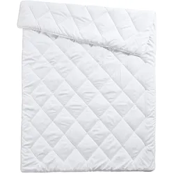 bonprix Polyester Decke leicht, weiß, 135x200 cm, Microfaser