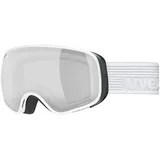 Uvex scribble FM sph Kinderskibrille, white/silver-clear, one size
