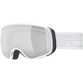 Uvex scribble FM sph Kinderskibrille, white/silver-clear, one size