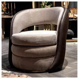 JV Möbel Sessel Modern 76 x 79,5 x 78 cm Grau