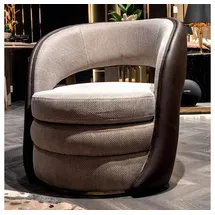 JV Möbel Sessel Modern 76 x 79,5 x 78 cm Grau