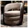 JV Möbel Sessel Modern 76 x 79,5 x 78 cm Grau