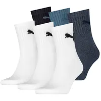 Puma Socken Unisex 6er Pack Stretch WEISS|ultraweiß 47-49