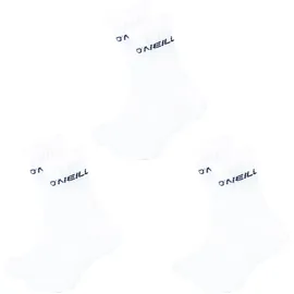 O'Neill Unisex Sportsocken 3-Pack Schwarz 43-46