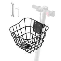 Vevor Vorderradkorb 9kg Lenkerkorb Scooter-Korb mit Halterung, 245x215x180mm