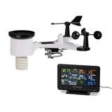 Waldbeck Huygens Profi-Wetterstation, 6in1, Farbdisplay, WiFi, App