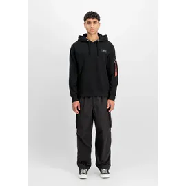 Alpha Industries Backprint Hoodie Mirror Camo schwarz 3XL