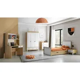 JVmoebel Schlafzimmer-Set Modernes 5tlg Set mit Bett Nachttisch