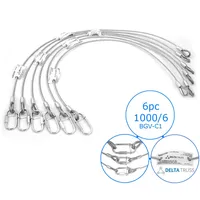 DELTATRUSS Sicherheitsfangseil 1000x6mm - 6er Set - Safety nach