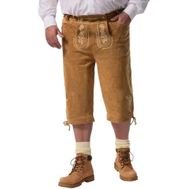 Men Plus by Happy Size Men Plus Lederhose in zimt | weiß 62