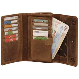 GREENBURRY Vintage Damen Portemonnaie braun