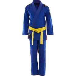 Kimono Kampfsportanzug Kinder BJJ - 500 blau hellindigo M3 135-145cm