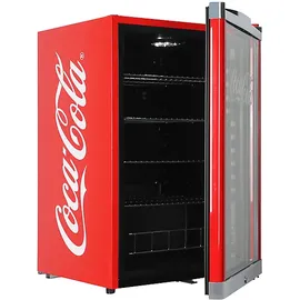 CUBES HC 166 E COCA COLA Getränkekühlschrank E, 845 mm hoch}, Rot)