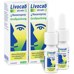 Livocab direkt Nasenspray bei Allergien, z.B. Heuschnupfen 2X10 ml